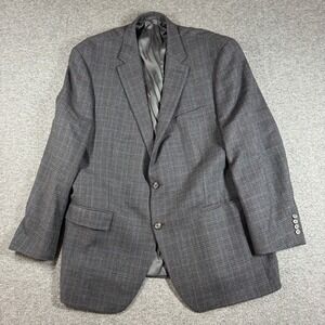 Lauren Ralph Lauren Jacket Mens 48L Blazer 100% Wool Plaid